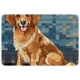 thumbnail image 1 of Dog Polyester Non-Slip Machine Washable Chair Mats Floor Mat Area Rug Set, 1 of 6