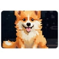 thumbnail image 1 of Dog Polyester Non-Slip Machine Washable Indoor Door Area Office Rug, 1 of 6