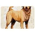 thumbnail image 1 of Dog Polyester Non-Slip Machine Washable Outdoor Floor Rug Chair Rugs Bath Rugs, 1 of 6