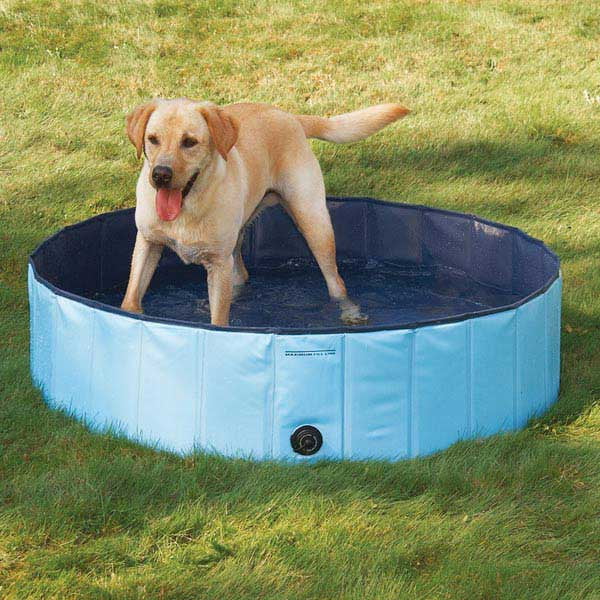 Dog Pool EXTRA TOUGH BLUE SWIMMING POOLS for DOGS Canine Splash Relief ...