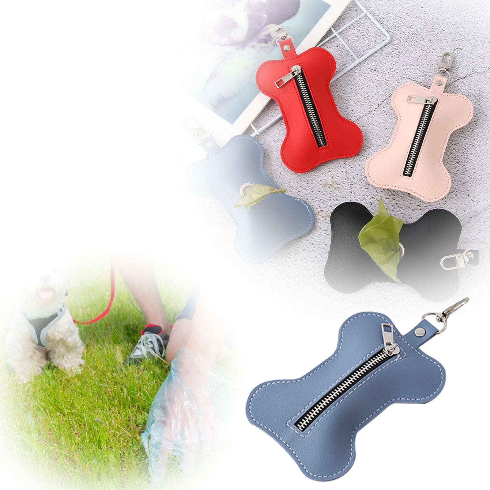 Dog Poop Bag Holder Leash Bag Organizer Suitable For Travel Walking