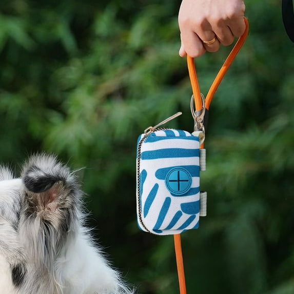 Dog Poop Bags Holder,Pet Waste Bags Dispenser for Leash,Doggie Potty Bags Container