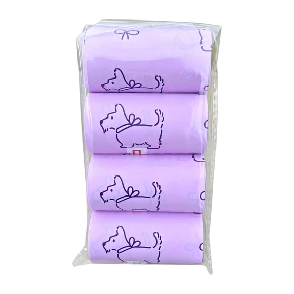 Dog Poop Bags, Scented Leakproof Extra Thick Pet Waste Disposal Rolls Outdoor Walking Travel Sanitary Trash Refill Heavy Duty Sturdy Durable Bags Dogs Cats 60pcs