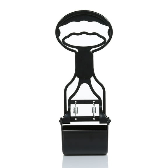 Dog Poop Scooper Long Handle Waste Clean Up Tool with Comfort Grip for Easy Sanitary Pet Yard Cleaning Blue or Red