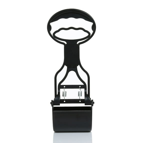 Dog Poop Scooper Long Handle Waste Clean Up Tool with Comfort Grip for Easy Sanitary Pet Yard Cleaning Blue or Red