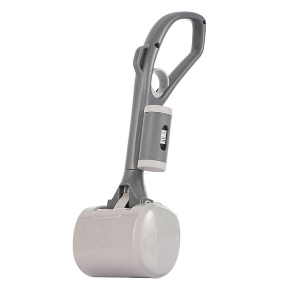 Dog Poop Scooper, Outdoor Walking Pet Waste Pickup with Garbage Bag Storage Box, Clip-on Poop Picker Supplies