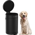 Dog Poop Trash Can for Outdoors, 3.1 Gallon Outdoor Trash Can with Lid