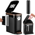 thumbnail image 1 of Dog Poop Trash Can Outside 4.5Gal/18L Large Dog Waste Trash Can with Lid Waste Container with Garbage Dispenser and Bag for Fence Backyard Counter Top Outdoor, 1 of 7