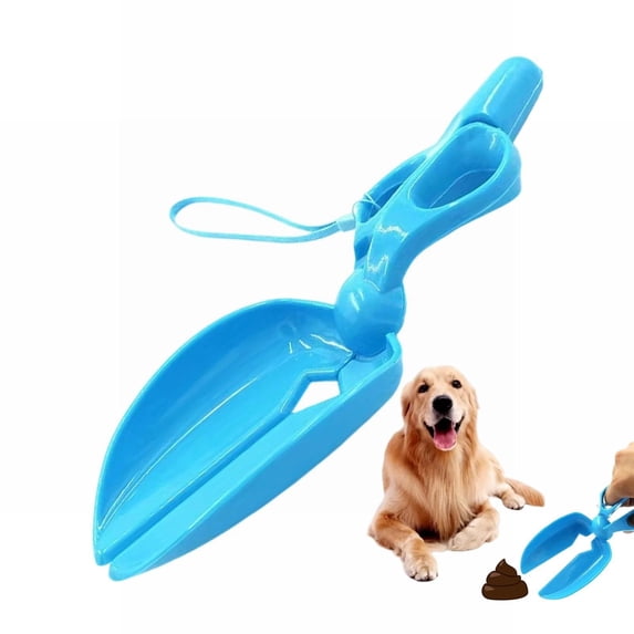Dog Pooper Scooper Portable Dog Poop Shovel with Anti-Slip Scissors Design | Easy Cleanup for Outdoor Yard, Garden, Park & Walking | Travel-Friendly Litter Tool for Dog Owners