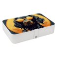 thumbnail image 1 of Dog Portable PU Leather Necklace Organizer with Removable Compartment and Jewelry Boxes - Necklace Holder/Jewelry Box, 1 of 6