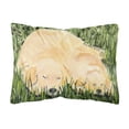 thumbnail image 1 of Dog Portrait/Landscape Painting Fabric Decorative Pillow, 1 of 3