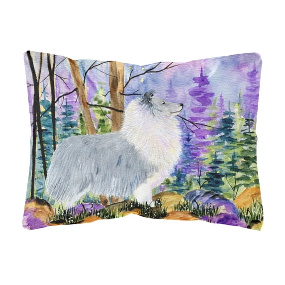 Sheltie Decorative Canvas Fabric Pillow