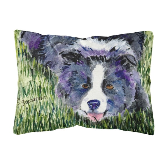 Dog Portrait/Landscape Painting Fabric Decorative Pillow