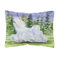 thumbnail image 1 of Carolines Treasures SS8453PW1216 Maltese Decorative Canvas Fabric Pillow, Large, Multicolor, 1 of 3