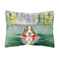 thumbnail image 1 of Dog Portrait/Landscape Painting Fabric Decorative Pillow, 1 of 3