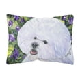 thumbnail image 1 of Dog Portrait/Landscape Painting Fabric Decorative Pillow, 1 of 3