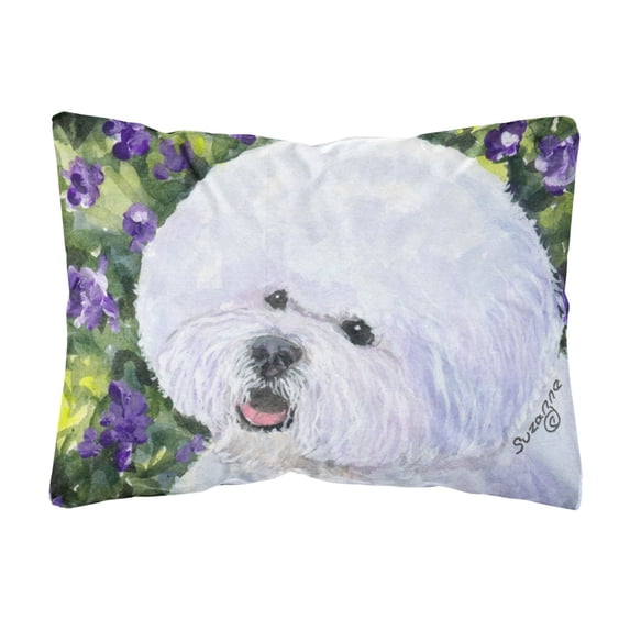 Dog Portrait/Landscape Painting Fabric Decorative Pillow