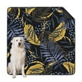 thumbnail image 1 of Dog Potty Pads Reusable with Tropical Design, Washable Non-Skid Absorbent Pee Mat for Home and Kennel Protection (Hawaiian plant patterns, 72" x72"), 1 of 8