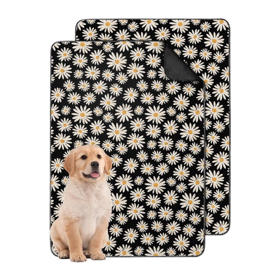 Dog Potty Pads Washable 24x35 Inch 2-Pack, Highly Absorbent Reusable Puppy Wee Pads with Secure Grip Bottom for Protection of Floors & Furniture