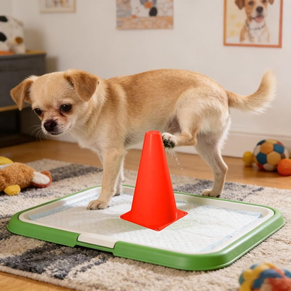 Dog Potty Training Post, 23cm Lightweight Plastic Peeing Column for Puppies