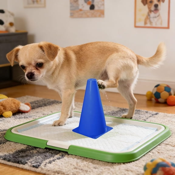 Dog Potty Training Post, 23cm Lightweight Plastic Peeing Column for Puppies