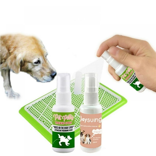 Dog Potty Training Spray Indoor Outdoor Potty Here Training Aid for