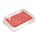 thumbnail image 1 of Dog Potty Tray with Grid Large Small Size, Washable Indoor Pet Toilet, 45x33 or 60x43 cm, Dog Bathroom Mat with Leakproof Tray，E, 1 of 3