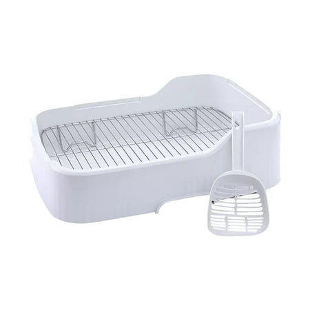 Dog Potty Tray with Protection Wall Every Side for Small and Medium Dogs,