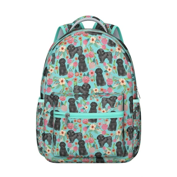 "Dog Print Travel Backpack - Trendy School Backpack for College Students, Work & Daily Commute, Cute Dog Lover Gift with Multiple Pockets, Waterproof & Lightweight"