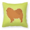 thumbnail image 1 of Dog Profile Checkerboard Design Fabric Decorative Pillow, 1 of 4
