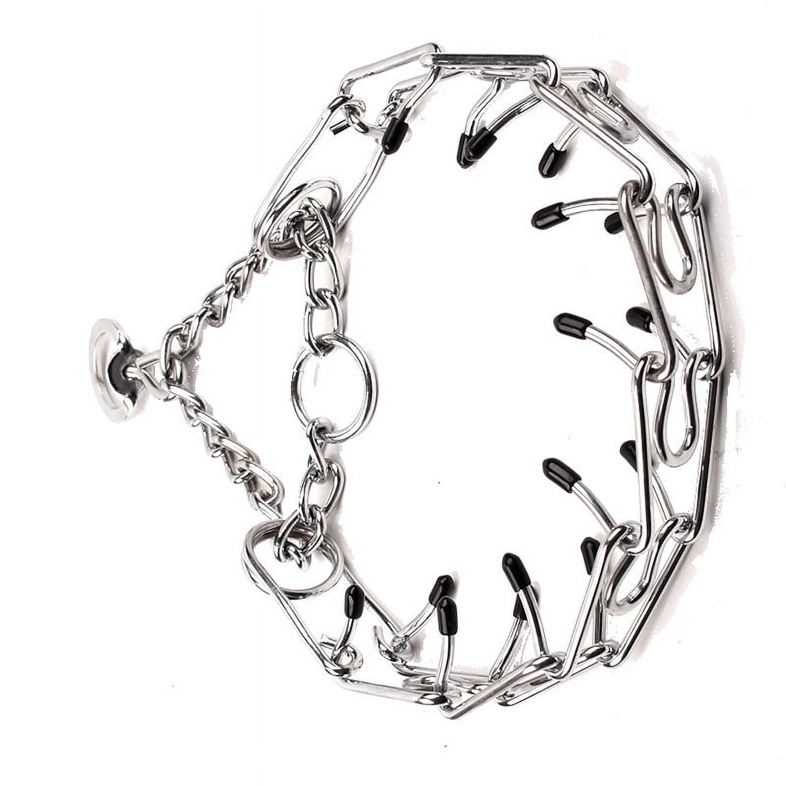 Dog Prong Collar Stainless Steel Adjustable Dog Choke Collar Pinch