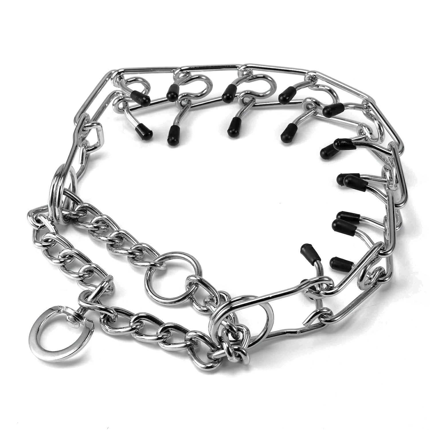 Dog Prong Collar Training Chain Collar Pet Choke Pinch Training Collar