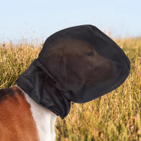 Dog Protective Mask for Hiking, Dog Face Shield Prevent Injury for Pets, Breathable Pet Mesh Visor Cover for Trail, Dog Head Protection Veil for Trail with Secure Comfortable Stability