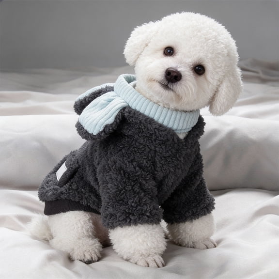 Dog Puffer Jacket, Down Winter Coat, Durable Outdoor Coat for Cold and Windy Conditions, Lightweight & Adjustable Fit Coats for Large Dogs J