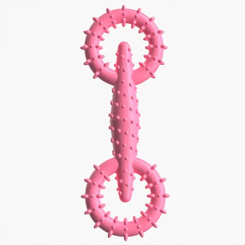 Dog Pull Ring Puppy Chewing Toy Indestructible Pet Pull Ring Toys Interactive Puppy Chew Toy For Boredom Relief Teeth Cleaning