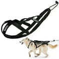 thumbnail image 1 of Dog Pulling Harness (L, Black) X Back Mushing Husky Harness for Sled Exercise, Pet Sledding, Bikejoring, Skijoring, Running, Canicross Scootering, 1 of 8