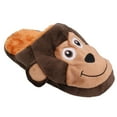 thumbnail image 1 of Dog Puppy Gift Shoe Lover Squeaky Plush Doggy's Monkey Slipper Play Toy, 1 of 4