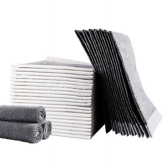 Dog and Puppy Pee Pads with Leak-Proof Quick-Dry Design for Potty Training, Standard Absorbency, Regular Size, 22 x 22 Inches, Pack of 100, Blue & White