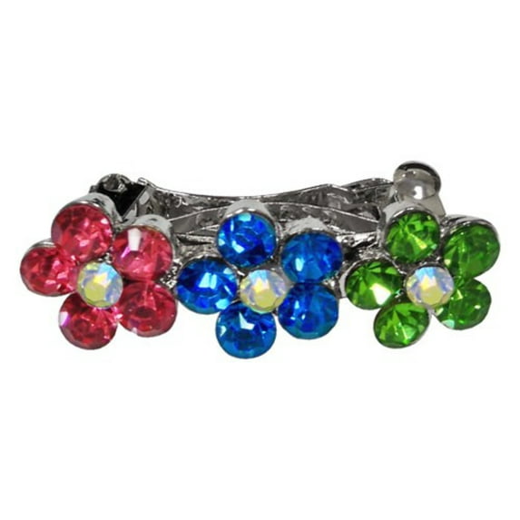 Dog, Puppy  Pet Clip On Grooming Accessory, "Flower Clip" (Available in 3 colorway options!)