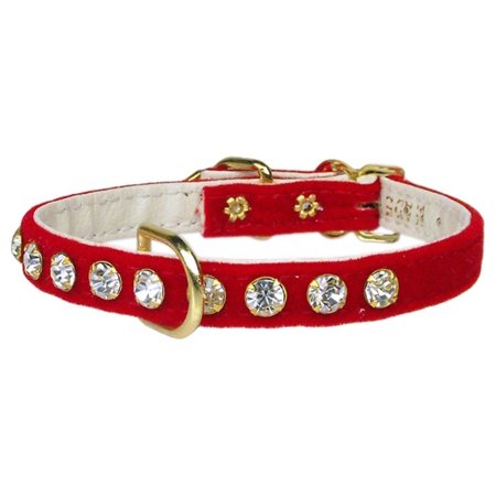 Dog, Puppy Pet Collar, "#16 Crystal Velvet"