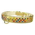 thumbnail image 1 of Confetti Size 16 Gold Pet Collar, 1 of 8
