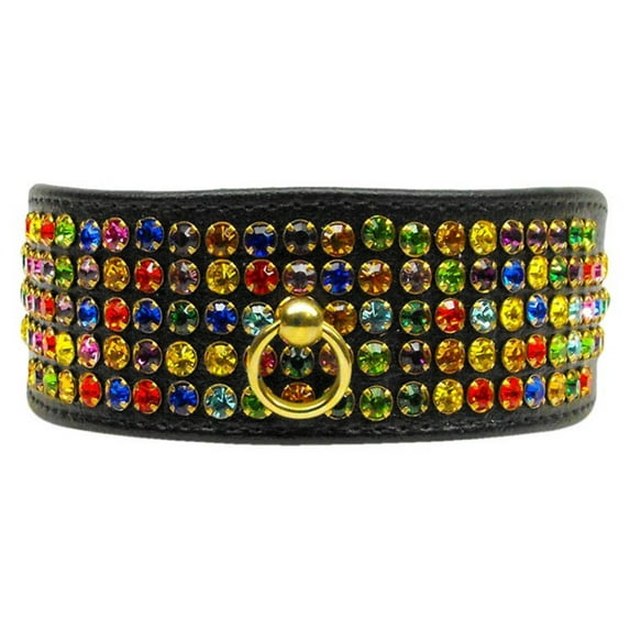 Confetti Mirage Collar Size 18 Black
