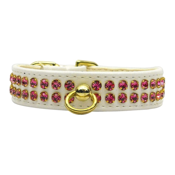 Fleetwood Collar With Stones Size 20 White White Pink 20