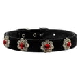 thumbnail image 1 of Dog, Puppy  Pet Collar, "Pasadena Crystal Flower", 1 of 11