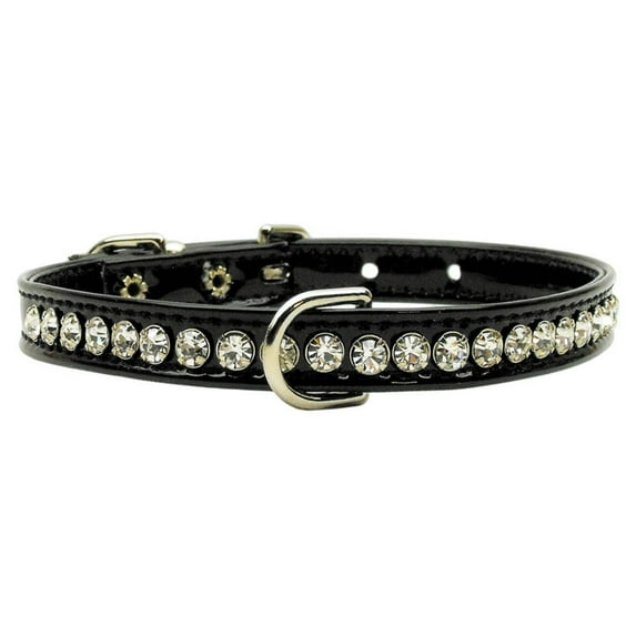 Dog, Puppy Pet Collar, "Patent Jewel Beverly"