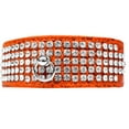 thumbnail image 1 of Dog, Puppy  Pet Designer Croc Collar, "Five Row Clear Crystal", 1 of 10