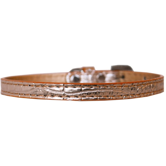 Dog, Puppy Pet Designer Croc Collar, "Plain 3/8" Wide"