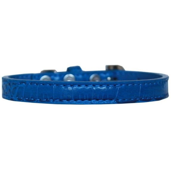 Dog, Puppy Pet Designer Croc Collar, "Wichita Plain 1/2" Wide"