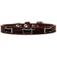 thumbnail image 1 of Dog, Puppy  Pet Designer Croc Widget Collar, "Black Bone", 1 of 10