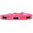 thumbnail image 1 of Dog, Puppy  Pet Designer Croc Widget Collar, "Black Bone", 1 of 10